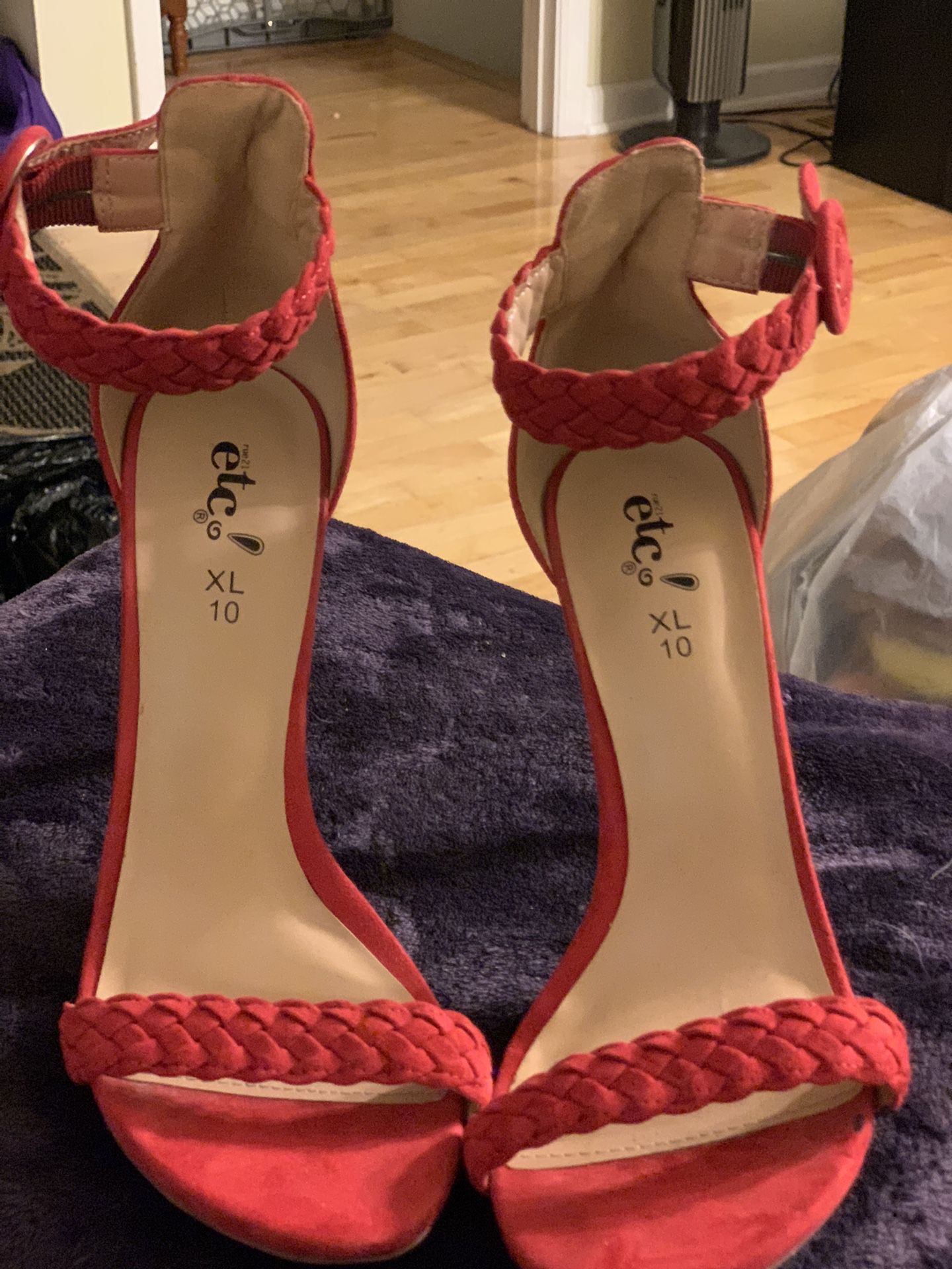 Red 👠 Heels Etc Size 10