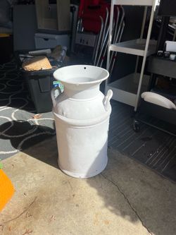 Vintage milk can