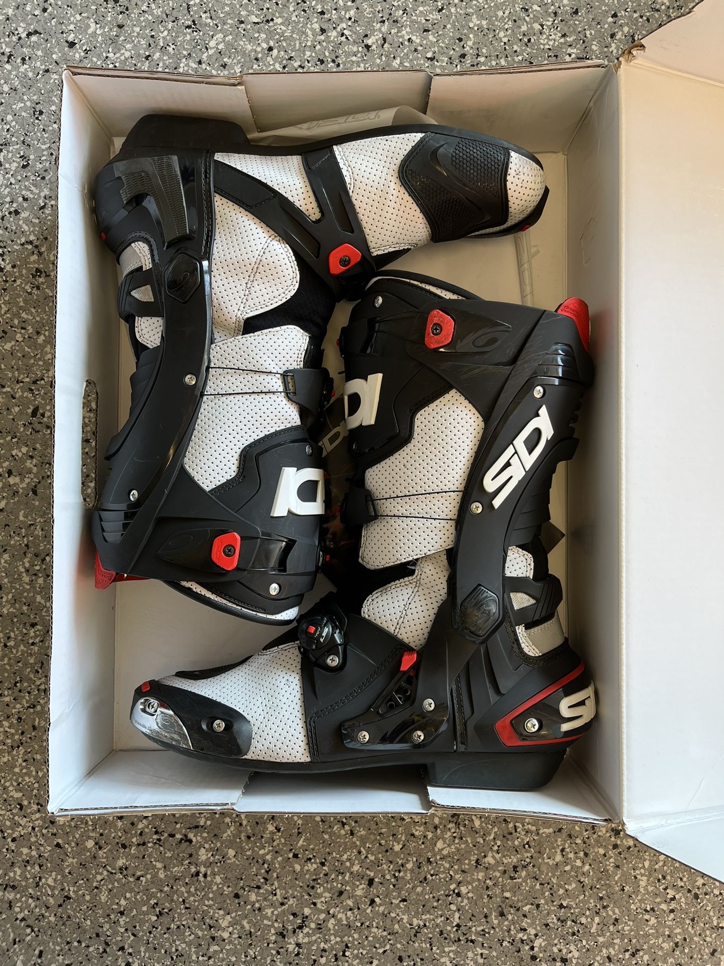 Sidi Rex Air Motorcycle Boots Size 11.5