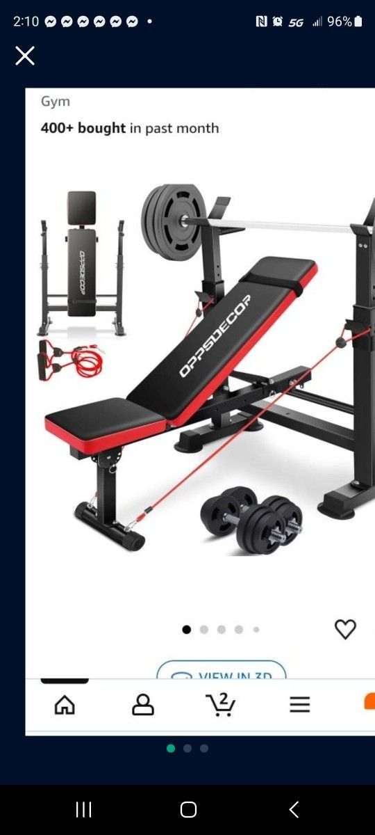 bench press with weight Bar
