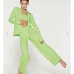Green Pants And jacket Ladies Medium