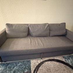 Grey Sleeper Sofá