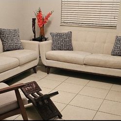 Sofa and love seat asap