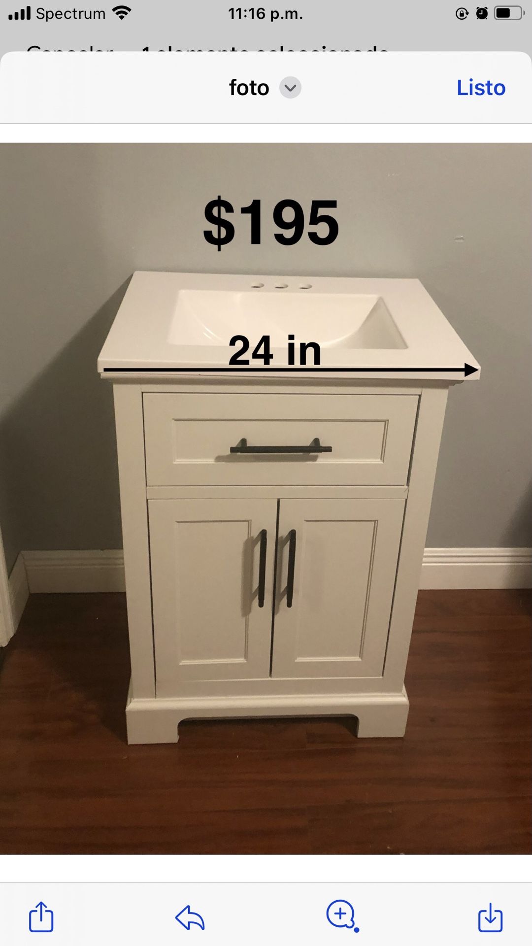 Bathroom Vanity With Sink.