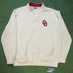 Vintage university of Oklahoma sooners Quarter Zip