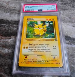 PSA 10 GEM MINT - Pikachu #60 1999 Pokemon Jungle Unlimited