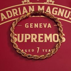 Vintage 18k 18 Karat Gold Plated Sterling Silver Bracelet Never Worn