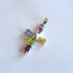 Sterling Silver Cross Pendant 