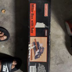 Unused Craftsman Manual Miter Saw And Box