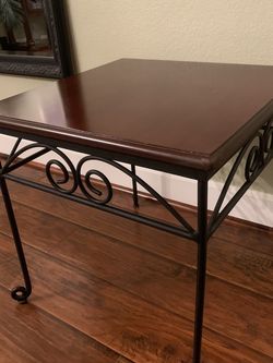 Brown Corner Table