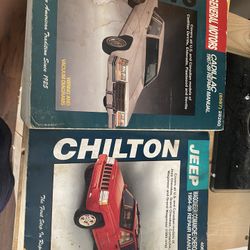 Car repair manuals Cadillac and Jeep Dodge