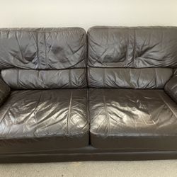 Leather Sofa Set