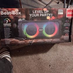 RCA Beat-Box Flame Party Speaker