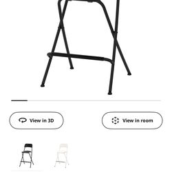 2 Bar Stools With Backrest