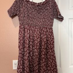 Burgundy Dress Size XL