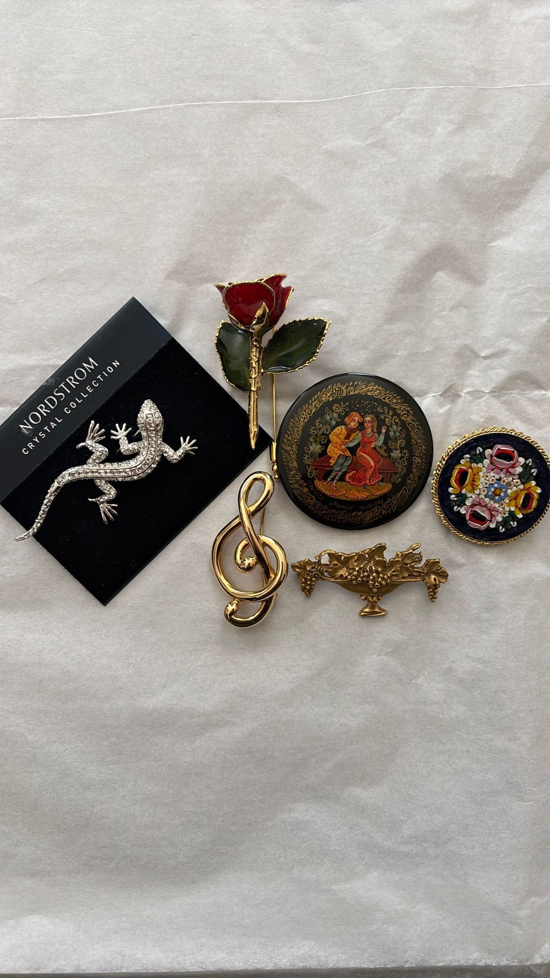 Variety Of Glamorous Pins From Vintage - Current