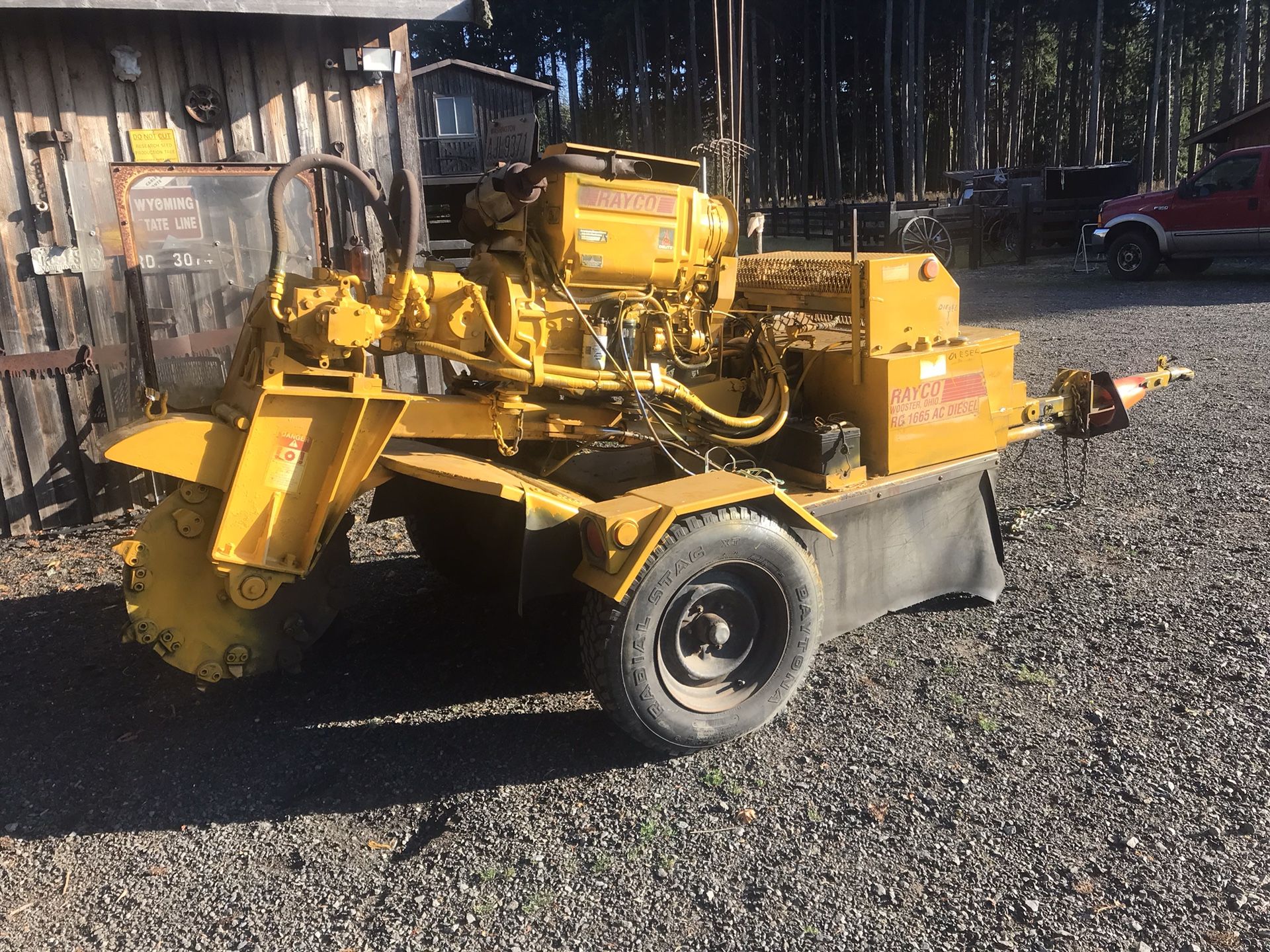 Rayco RG 1665 AC Stump Grinder