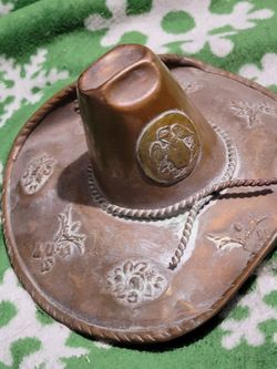 Miniature Copper Cowboy Hat