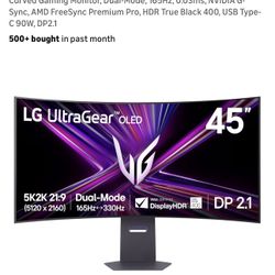 LG ULtraGear 45” Curved Gaming Monitor