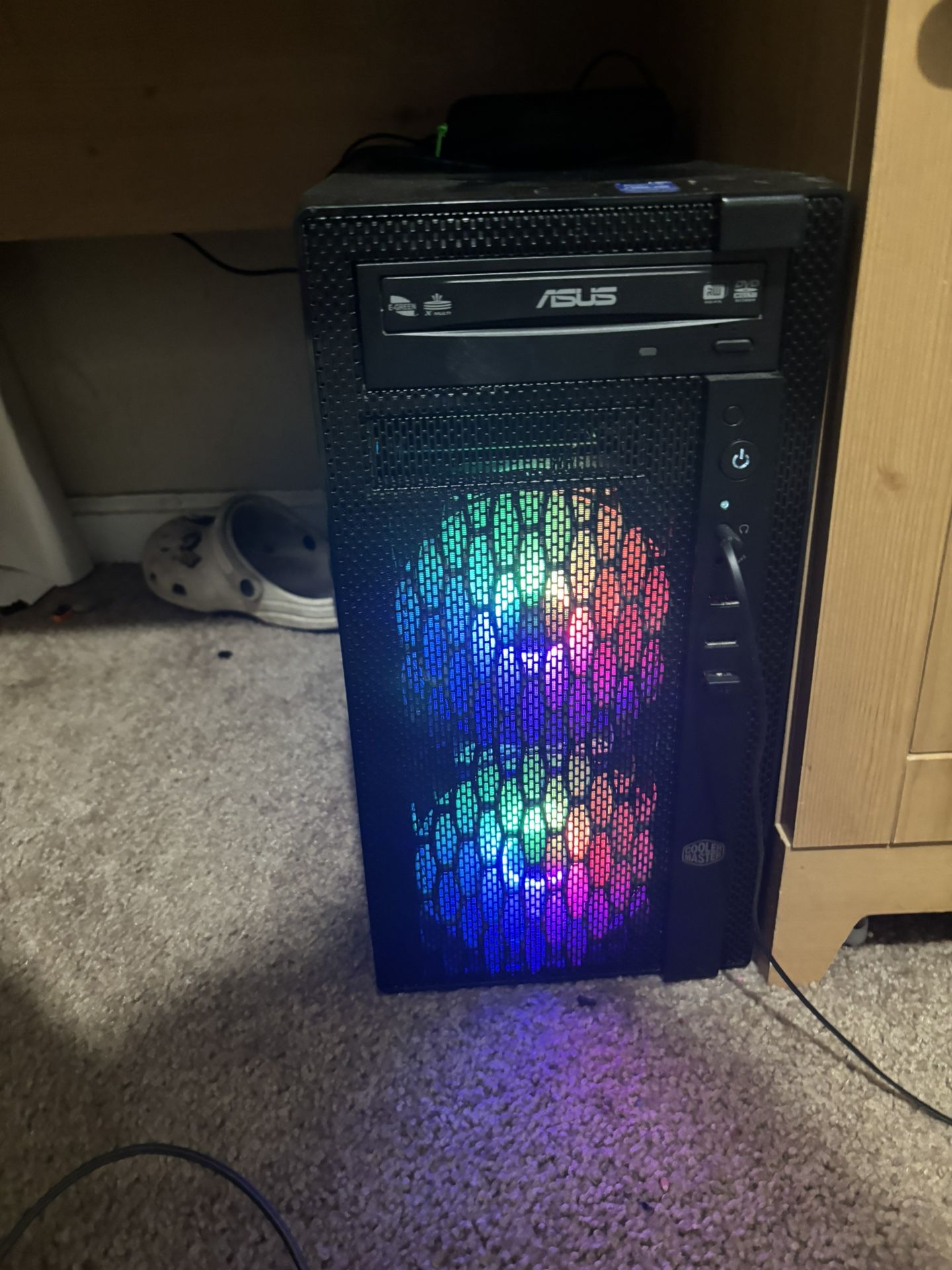 Full Computer With Monitor Rgb GTX Pc Tower