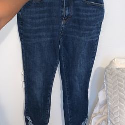 Size 4 Petite Dark Blue Jeans