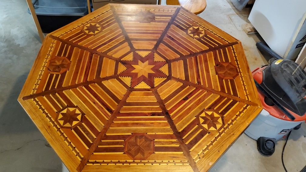 Awesome Inlaid Gaming/Card Table