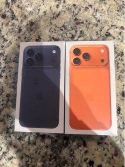 Iphone 17 pro max 1TB cosmic orange and blue brand new unlocked to all carrier
