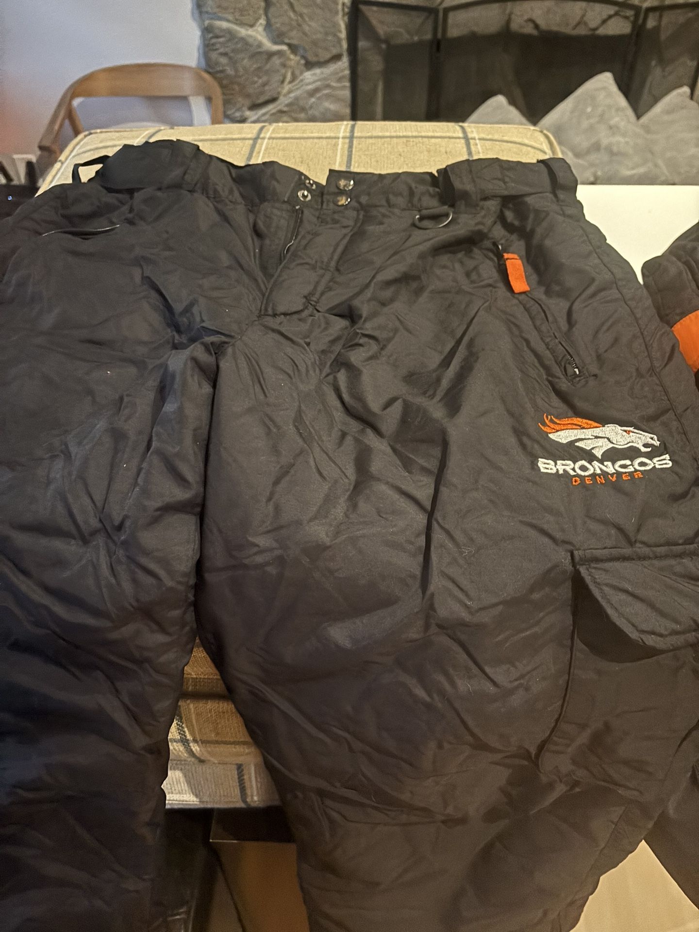 Snow Pants Denver Broncos XL Black Pants