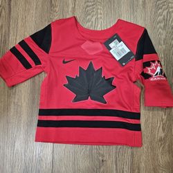 Nike Team Canada Hockey Jersey Red 18 Months Child Toddler Olympic IIHF New