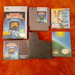 Nintendo NES Games- Captain Skyhawk (Complete in Box with Insert & Poster)