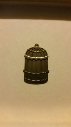 Bird cage charm