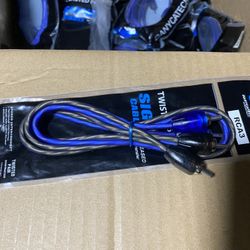 New 3ft Twisted RCA Cable High Quality $15 Each 