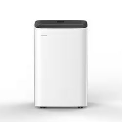 8,000 (DOE) BTU Portable Air Conditioner Cools 350 sq. ft. with Dehumidifier and Remote Control in White