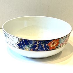 Raynaud Limoges Jardin De Printemps Tropical Flowers Bowl  