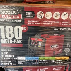 Lincoln Electric 180 Welder With 100SG Weld Gun