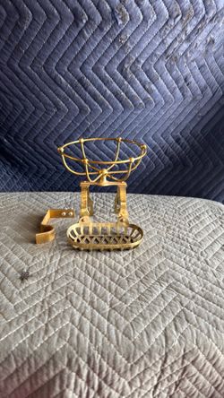 Vintage brass soap holder