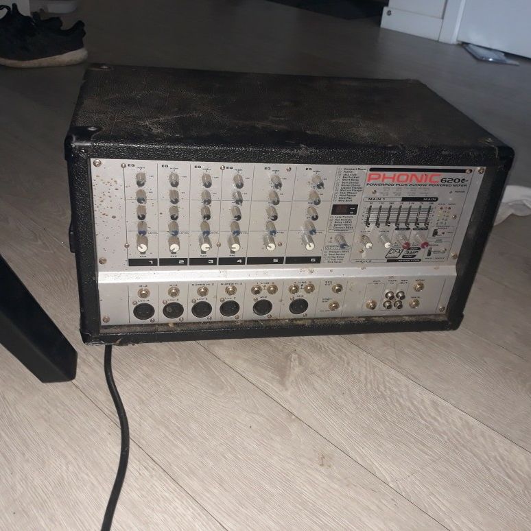 Phonic 620 Powerpod Plus Powered Mixer 2×100w for Sale in