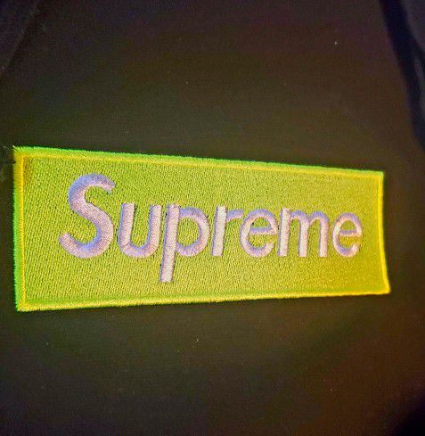 Supreme Logo Hoodie Neon on Black. Make Offer