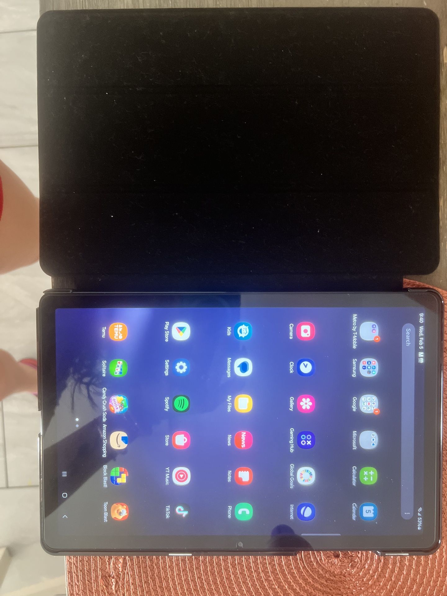 Tablet With Tik-Tok App