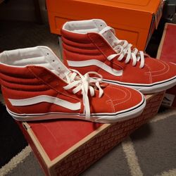 Vans Red,white