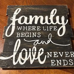 Love never ends wall decor . Read description 1st