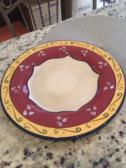 Plate for decoration
