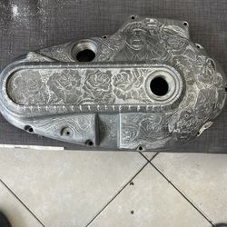 Harley Davidson Primary Engine Cover Engraved