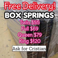 Box Springs  Twin box Full box  Queen box  King box  Bases para colchon  Box spring 