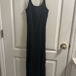 Wild Fable Black Ribbed Bodycon Sundress