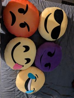 Emoji pillows