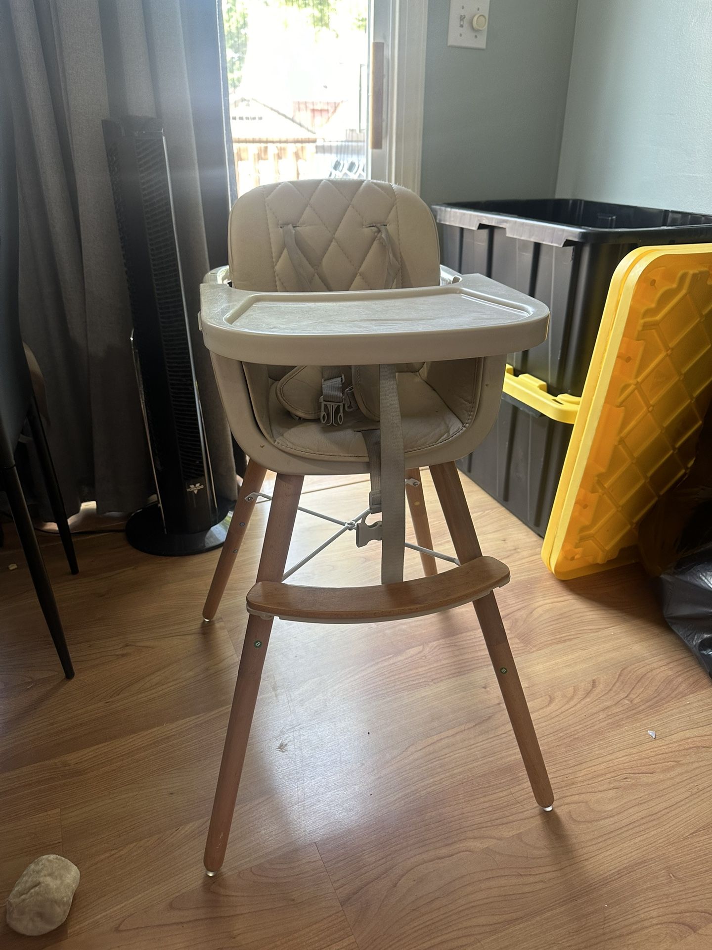 Leather High Chair