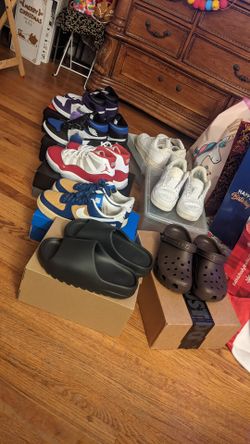 Lot Of Jordans, Nikes, Yeezys, And Crocs 