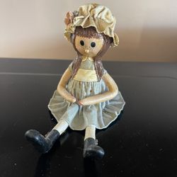 Vintage mache paper doll