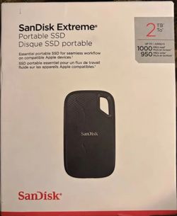 Sandisk Extreme Portable SSD 2TB